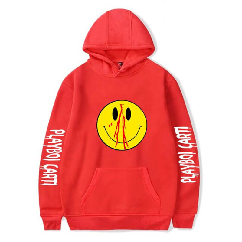 PlayBoi Carti Happy Face Hoodie PL1907