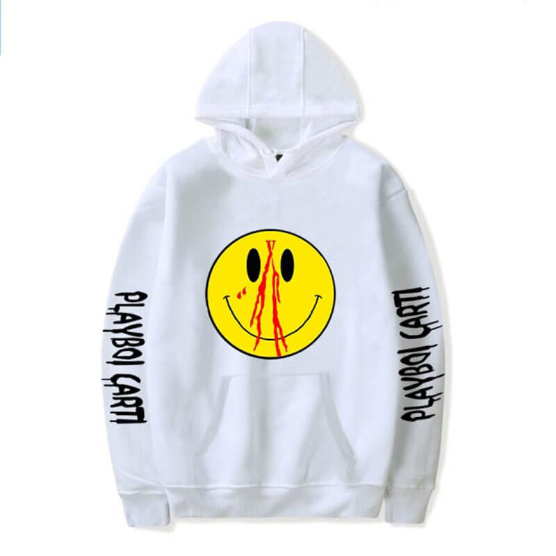 PlayBoi Carti Happy Face Hoodie PL1907