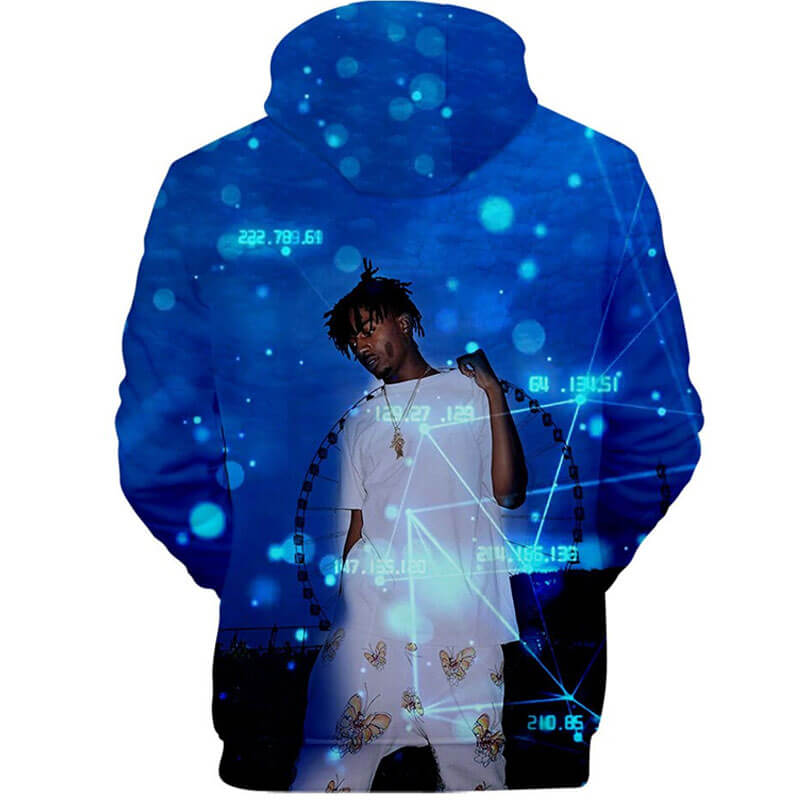 Playboi Carti Creative Blue Color 3D Hoodie PL1907