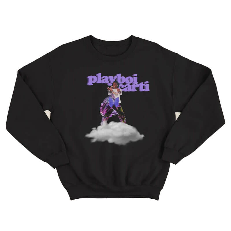 Buy Playboi Carti Crewneck Die Lit Sweatshirt Pink || PlayboiMerch PL1907
